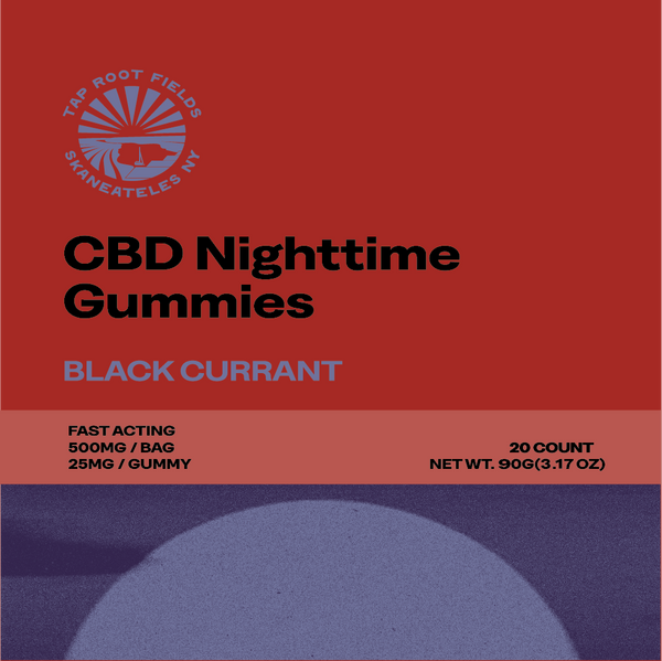 CBD Nighttime Gummies - Black Currant