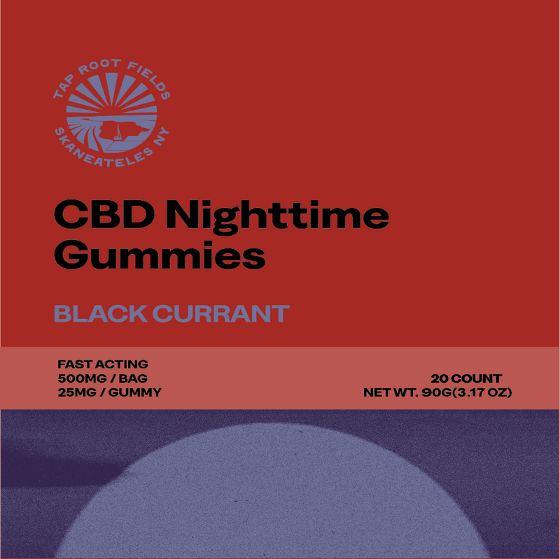 CBD Nighttime Gummies - Black Currant