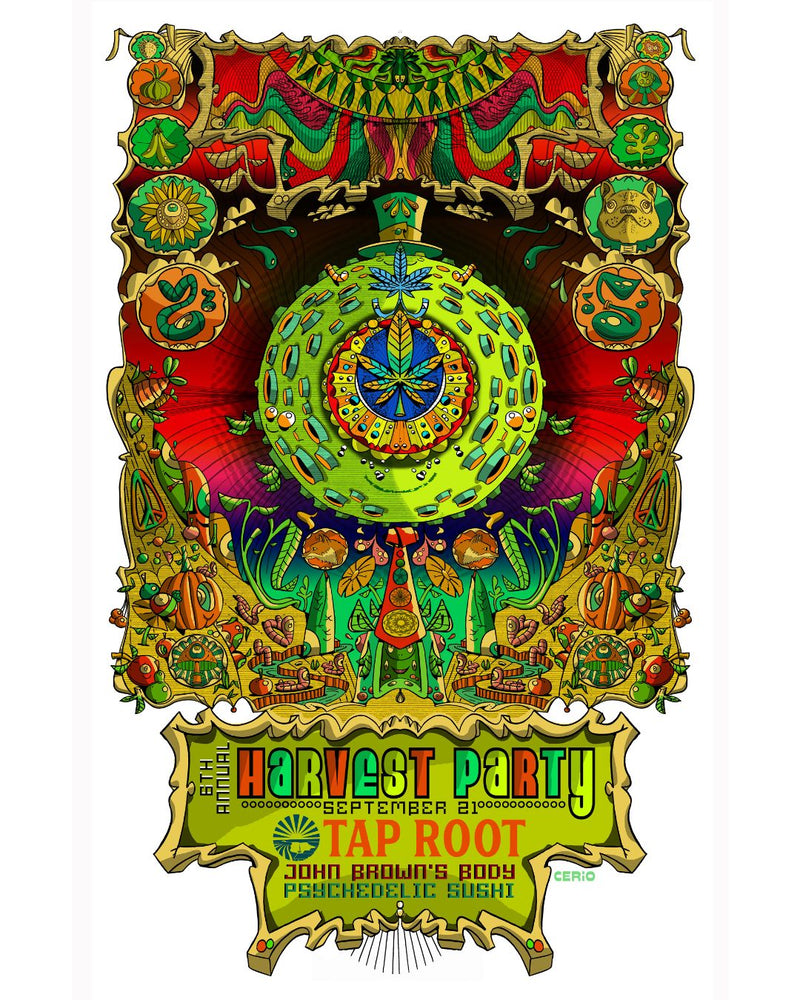 6th Annual Harvest Party Poster (2024)