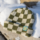 Checkered Hemp Winter Beanies