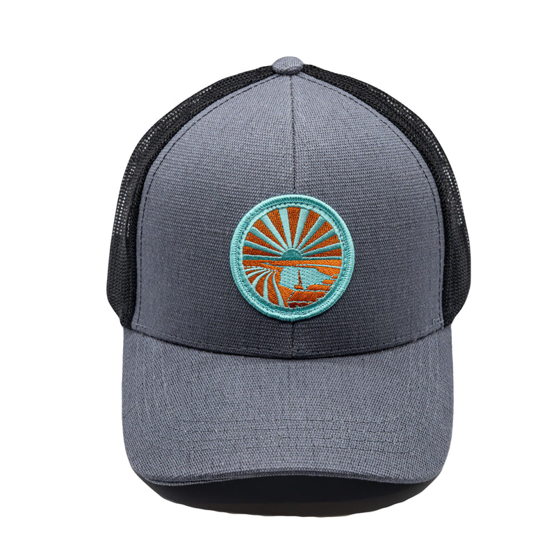 Charcoal Hemp Trucker Hat