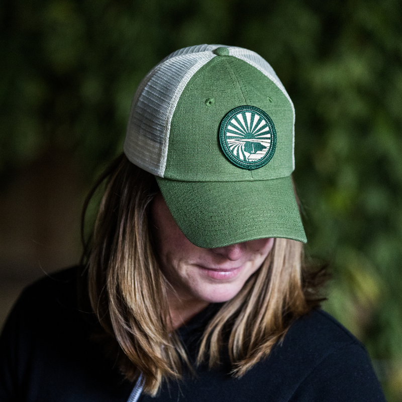 Soft mesh top trucker cap